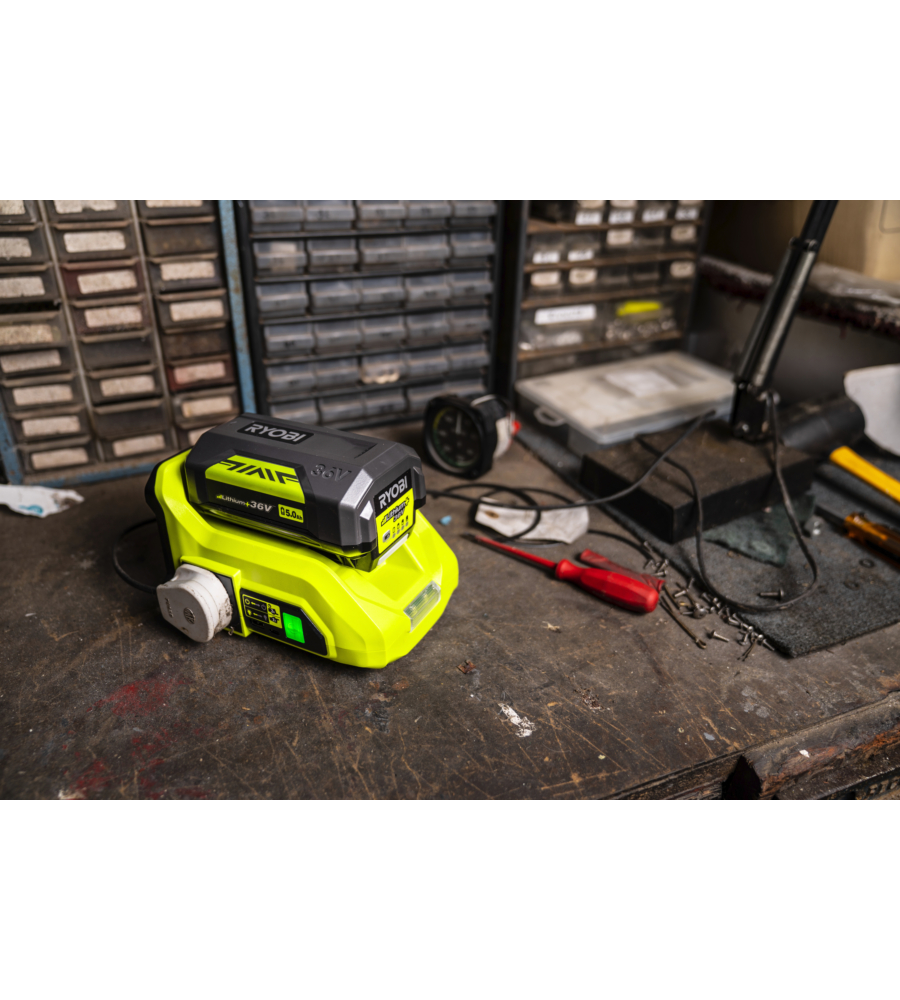 Inverter ryobi "ry36bi300a-0 " 36v, 230 v - 150 w, solo corpo macchina